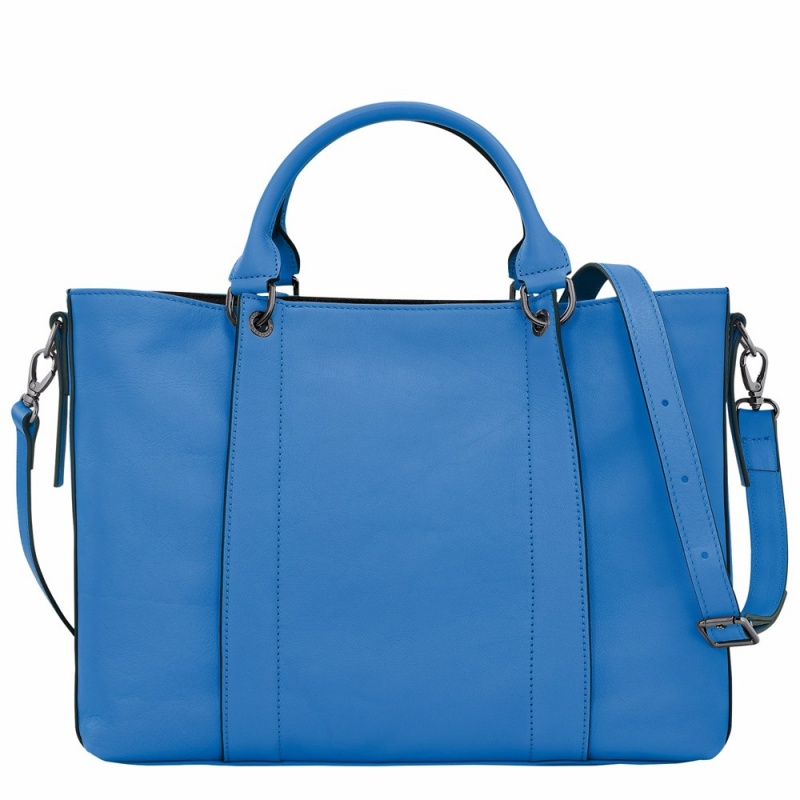 Deep Blue Longchamp Longchamp 3D L Women's Handbags